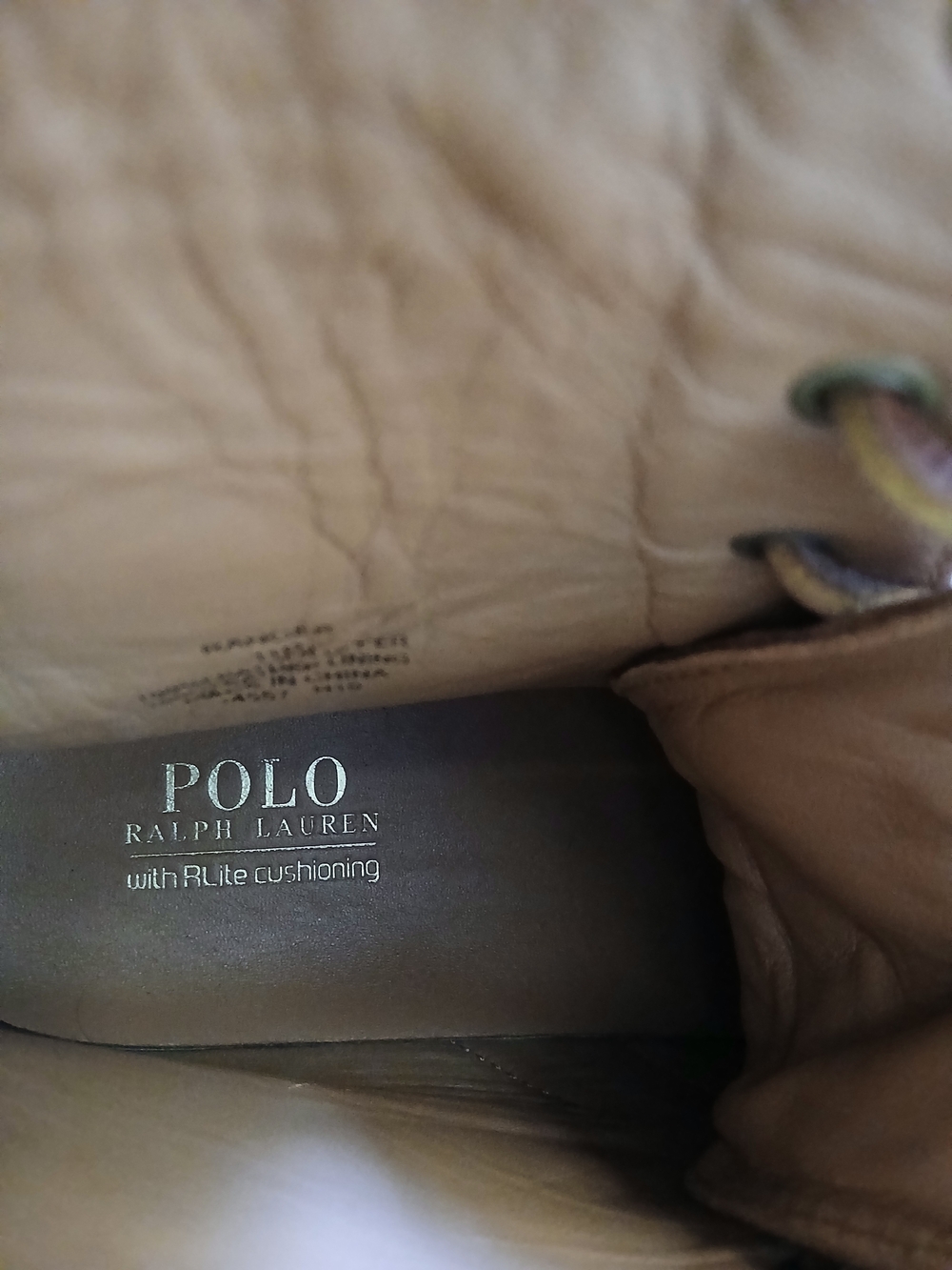 POLO By RALPH LAUREN Men's Chestnut Leather Lace-Up Buckle Boots "Ranger" New 11 - Picture 6 of 7
